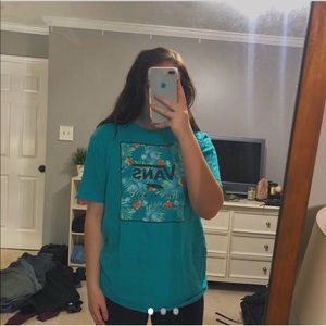 teal vans t-shirt
